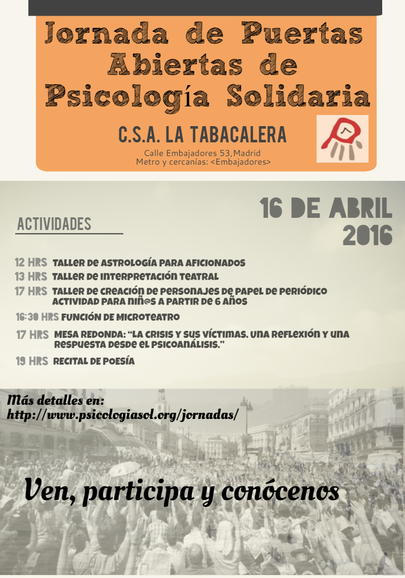 Jornada Psicología Solidaria